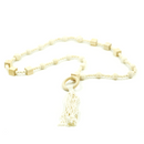 Colar de Mesa de Madeira Clara 88cm