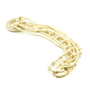 Colar de Mesa e Madeira Clara 4 Voltas 100cm