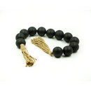 Colar de Mesa 12 Bolas Madeira 70cm