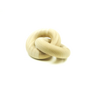 Decoração 2 Elos de Madeira Clara 14x19cm