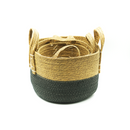 Cestas de Corda 3 peças