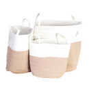 Cestas de Corda de Algodão 3 peças
