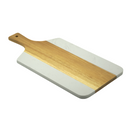 Placa de Corte de Madeira e Mármore 42x20cm