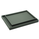 Bandejas MDF PU Cinza 2 Peças