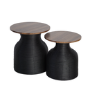 Mesa de Canto Grande MDF PU 2 Peças