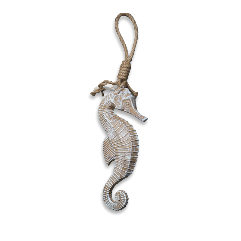 Decoração Cavalo Marinho MDF 13x44cm