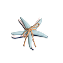 Decoração 3 Estrelas do Mar MDF 14,5cm