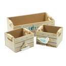 Caixas Organizadoras MDF 3 peças 30,5x10,5cm