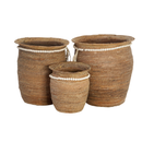 Cestos Grandes de Corda 3 Peças