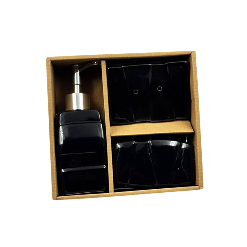 Conjunto para Banheiro Cerâmica 3 Peças