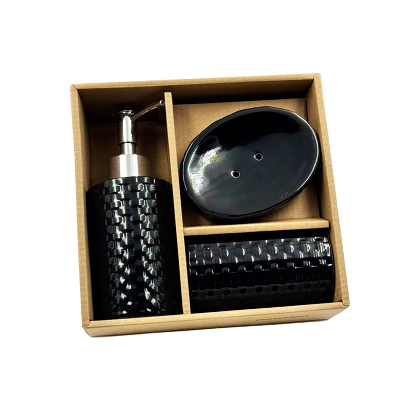 Conjunto para Banheiro Cerâmica 3 Peças