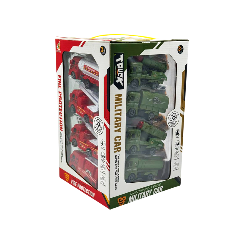 Caminhões de Fricção 16 Peças