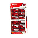 Kit 12 Miniaturas Caminhões Corpo do Bombeiro