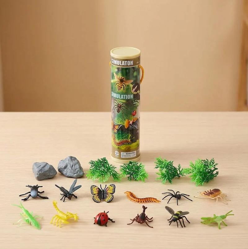 Miniaturas Insetos 12 Peças