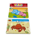 Quebra Cabeça Puzzle Animais 2 Peças