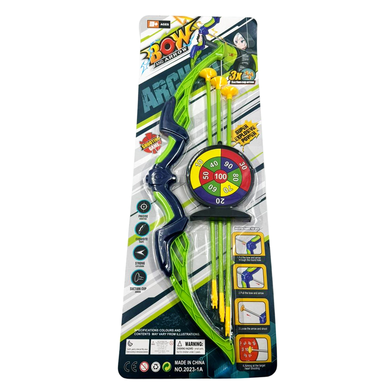 Arco e Flecha com Alvo 55cm