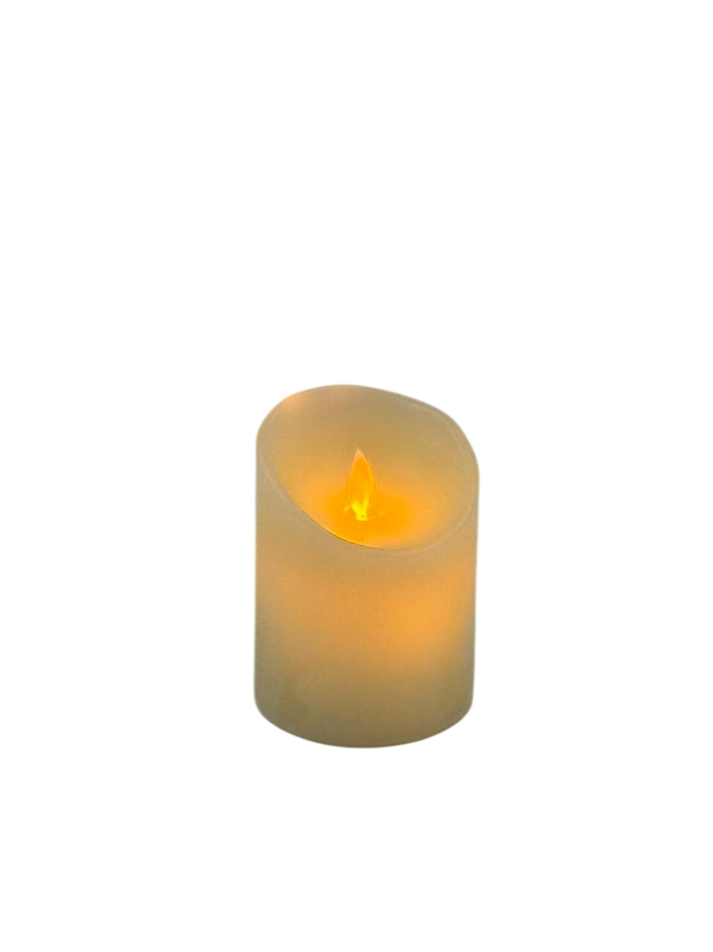 Vela Parafina Led Luz 7,5x10cm