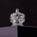 Potiche de Cristal com Pé Bolhas