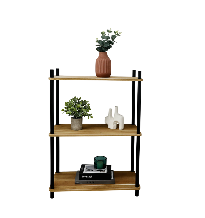 Estante 3 Prateleiras Acácia Multiuso