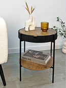 Mesinha Lateral Redonda com Apoio