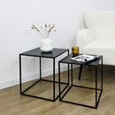 Set de Mesa Lateral Metal 2 Peças