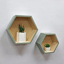 Set Nichos Prateleiras de Parede MDF 2 Peças