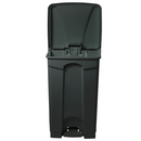 Lixeira com Pedal Preta 50L