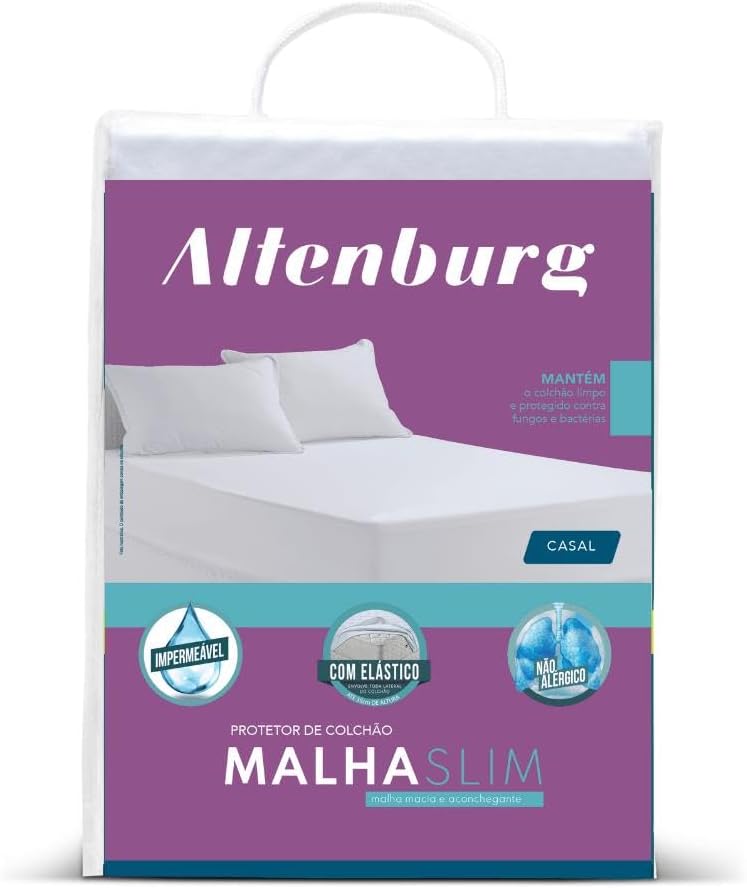Protetor de Colchão Malha Slim Impermeável Queen