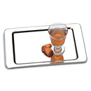 Bandeja sem Alça Atina Inox 37x23cm