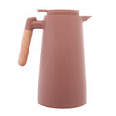 Garrafa Térmica Cabo Madeira e Termômetro Nude 1L