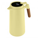 Garrafa Térmica Cabo Madeira e Termômetro Menta 1L