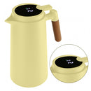 Garrafa Térmica Cabo Madeira e Termômetro Menta 1L