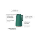 Bule Térmico Exata Verde 500mL