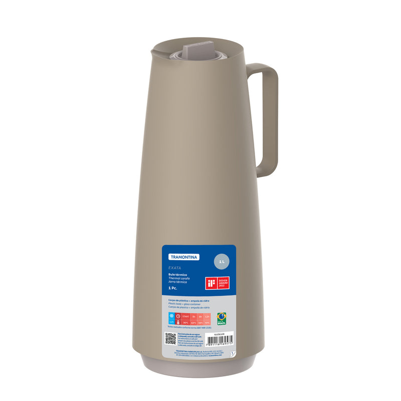 Bule Térmico Exata Bege 1L