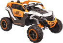 Mini Carro UTV Elétrico com Controle Laranja 12v