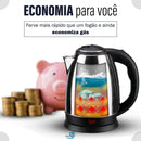 Chaleira Elétrica De Inox Jarra 1.8L 220v