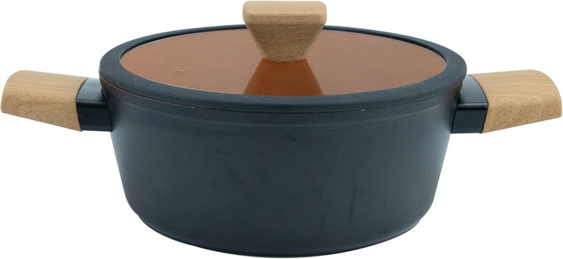 Caçarola Antiaderente Norma 24cm Preta
