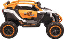 Mini Carro UTV Elétrico com Controle Laranja 12v
