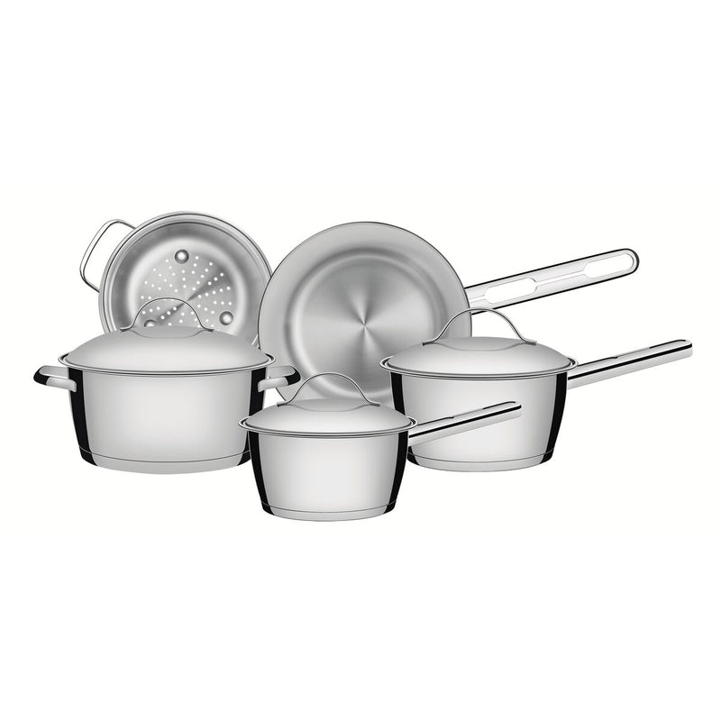 Jogo de Panelas Inox Allegra 5 Peças