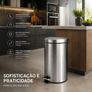 Lixeira Redonda Inox 12L