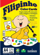 Papel Criativo Color Cards Filipinho 24f 120g