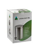 Lixeira Redonda Inox 12L