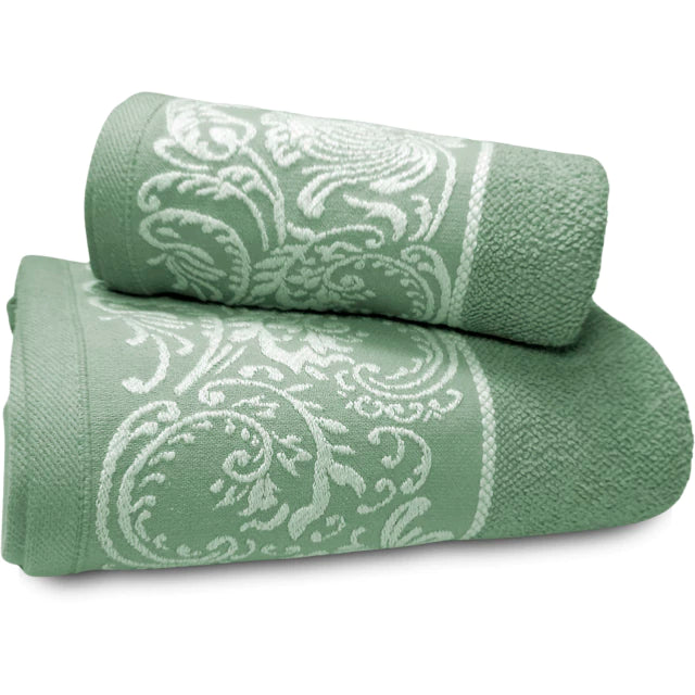 Toalha Banhão Louise Jacquard Verde