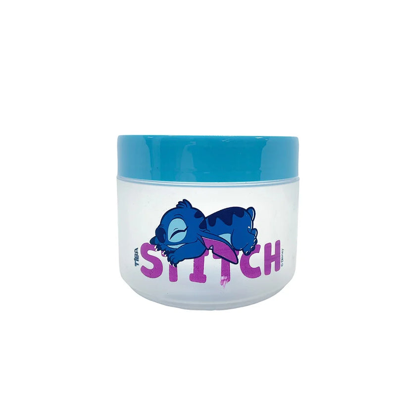 Kit 3 Potes de Plástico Stitch