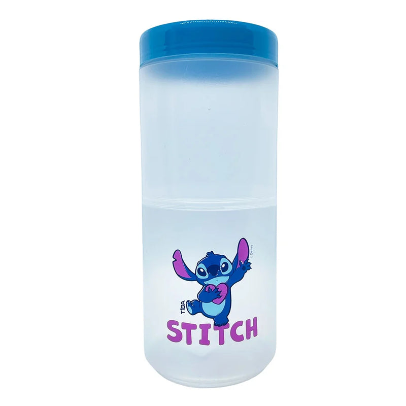 Kit 3 Potes de Plástico Stitch