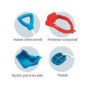 Triciclo Infantil Moto Rider Azul Vermelho