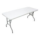 Mesa Dobrável Plástica Branca 180cm