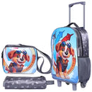 Kit Mochila de Rodinha + Lancheira + Estojo Infantil Dog Air