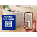 Lixeira com Pedal Inox 12L