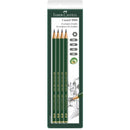 Lápis Grafite Preto 9000 Mix com 4 unidades